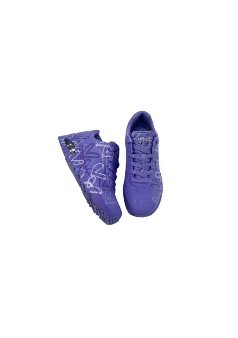 Skechers: uskomattoman upeat valloittavan violetit Uno sydäntenskut.