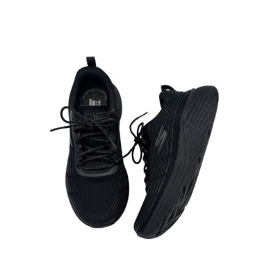 Skechers: uskomattoman upeat kokomustat glitterkuorrutteiset max cushion juoksulenkkarit.