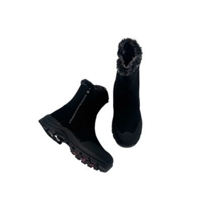 Migant: mukavat & menevät pidempi vartiset mustat kääntönasta nilkkurit.