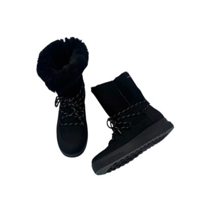 Pomar: ylellisen ihanat lämpimät & vettäpitävät mustat Lappi talvikengät.