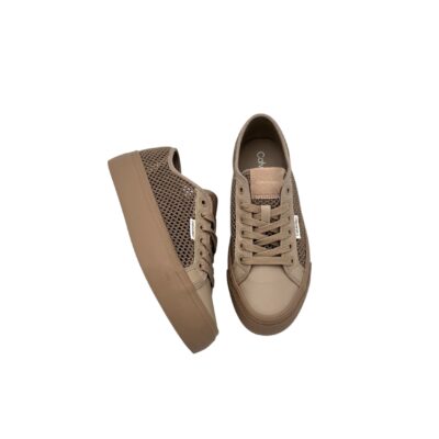 Calvin Klein: trendikkäät taupen sävyiset mesh tennarit