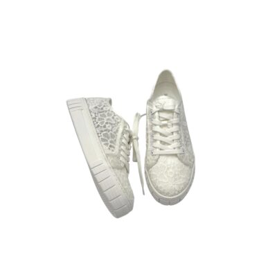 Marco Tozzi: suloiset raikkaan valkoiset pitsi tennarit