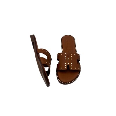 Oh! My Sandals - super kauniit konjakin ruskeat nahka pistokkaat