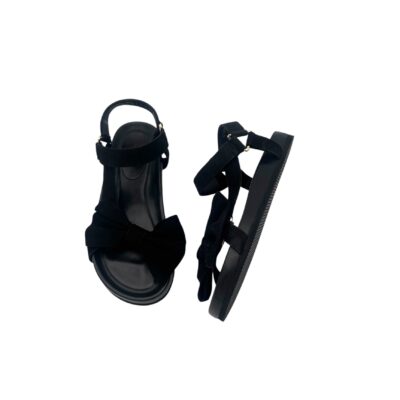 Copenhagen shoes: naiselliset & hurmaavat mustat rusetti sandaalit