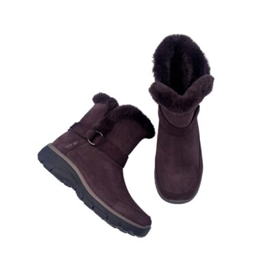 Skechers: huippu mukavat kauniit tumman ruskeat slip ins saappaat