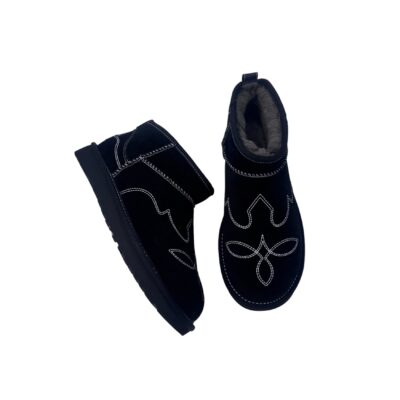 UGG: pikkasen päheet mustat Ultra Mini Western nilkkurit