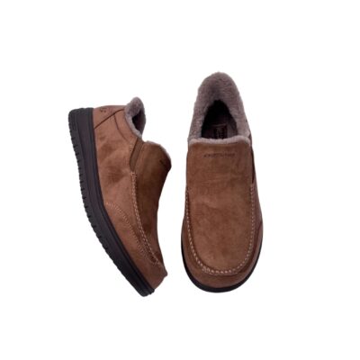 Skechers: helpot & mukavat pähkinän ruskeat slip-ins talvimokkasiinit